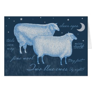 Sheep Enclosure Cards for your Hand-Knitted Gifts