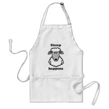 Sheep happens apron