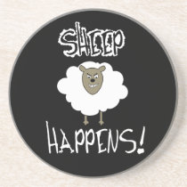 Sheep Happens Coaster
