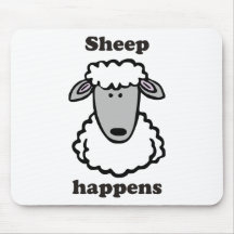 Sheep happens mouse pad