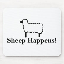 Sheep Happens! Mousepad