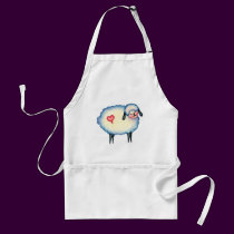 SHEEP & HEART by SHARON SHARPE aprons