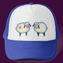 SHEEP & HEART by SHARON SHARPE hats