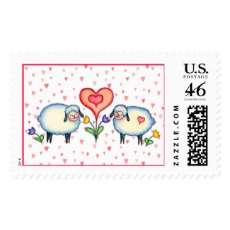 Sheep & Hearts by sharonsharpe
