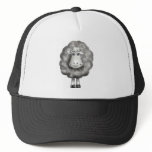 SHEEP IN PENCIL MESH HAT