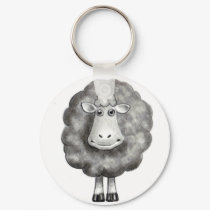 SHEEP IN PENCIL keychains by joyart SHEEP IN PENCIL keychains