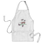 sheep jumping fence aprons