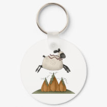 sheep jumping over pumpkins keychains by robynsnest sheep jumping over pumpkins keychains