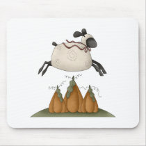 sheep jumping over pumpkins mousepads by robynsnest sheep jumping over pumpkins mousepads