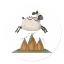sheep jumping over pumpkins stickers by robynsnest sheep jumping over pumpkins stickers