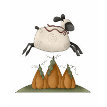 sheep jumping over pumpkins t-shirts by robynsnest sheep jumping over pumpkins t-shirts