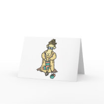 Sheep Knitting Greeting Cards