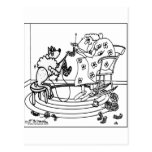 Sheep Knitting postcards