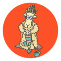 Sheep Knitting sticker