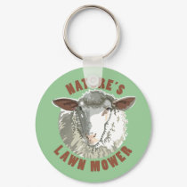 Sheep Lawn Mower keychains by techatfirstsite_II Sheep Lawn Mower keychains