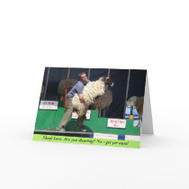 Sheep Love Valentine Card