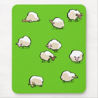 sheep mousepad