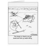 Sheep on the Ark Water Ski Card