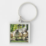 Sheep on the Farm Keychain