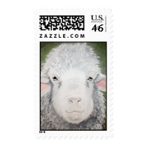 Sheep Painting by Kathryn A. Gainard postage