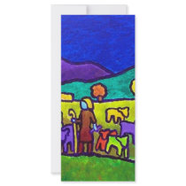 Sheep Roundup by Piliero Rack Card Design