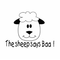 Sheep Says Baa photo sculptures
