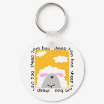 Sheep Says Baa T-shirts and Gifts keychains