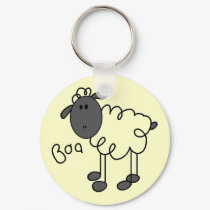 Sheep Says Baa T-shirts and Gifts keychains