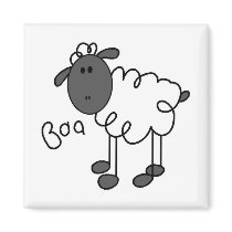 Sheep Says Baa T-shirts and Gifts Refrigerator Magnets