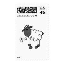 Sheep Says Baa Tshirts and Gifts Stamp
