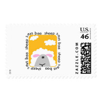 Sheep Says Baa Tshirts and Gifts Stamps