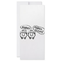 sheep schafe määähhh määhhh selber ! customized rack card