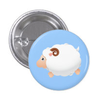 Sheep Sheeps Mammals White Cute Animal Pin