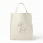 Sheep Sleep Tote Bags