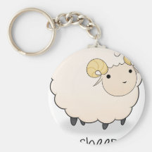 Sheep stuff keychains