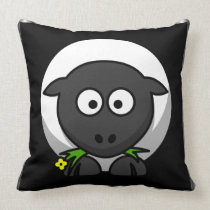 Sheep throw pillow