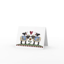 Sheep - Valentine Card