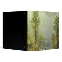 Sheep watching a Storm 3 Ring Binder