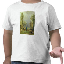 Sheep watching a Storm Tshirts