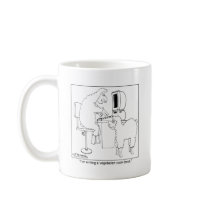 Sheep Write Veggie Cook Book Coffee Mug