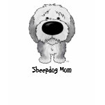 Sheepdog Mom Tee Shirt