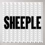 SHEEPLE 2 Canvas Print posters