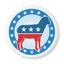 Sheeple Logo Crest Design magnets