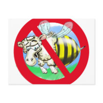 Sheeplebee forbidden postcard