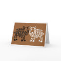 Sheep's eyes card
