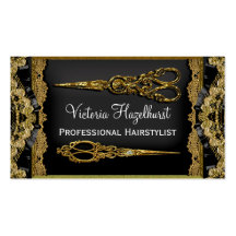 Sheer Hazelhurst Double Scissor  3.5" x 2.0" Business Cards