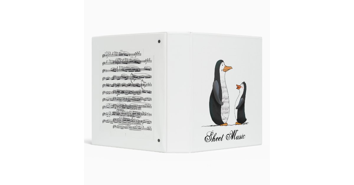 Sheet Music Binder Zazzle