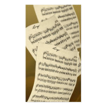 Sheet Music Business Card Template