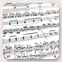 Sheet Music Drink Coaster