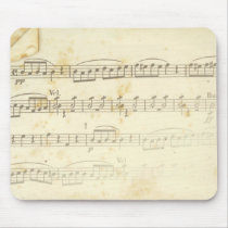 sheet music mouse pads